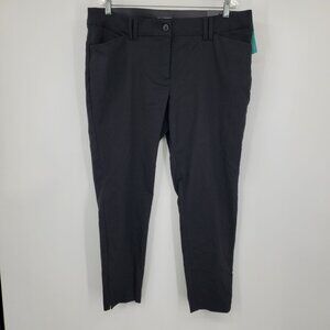 NWT Maurices Skinny Fit Mid Rise Women's Black Formal Dress Pants Size 18W Reg